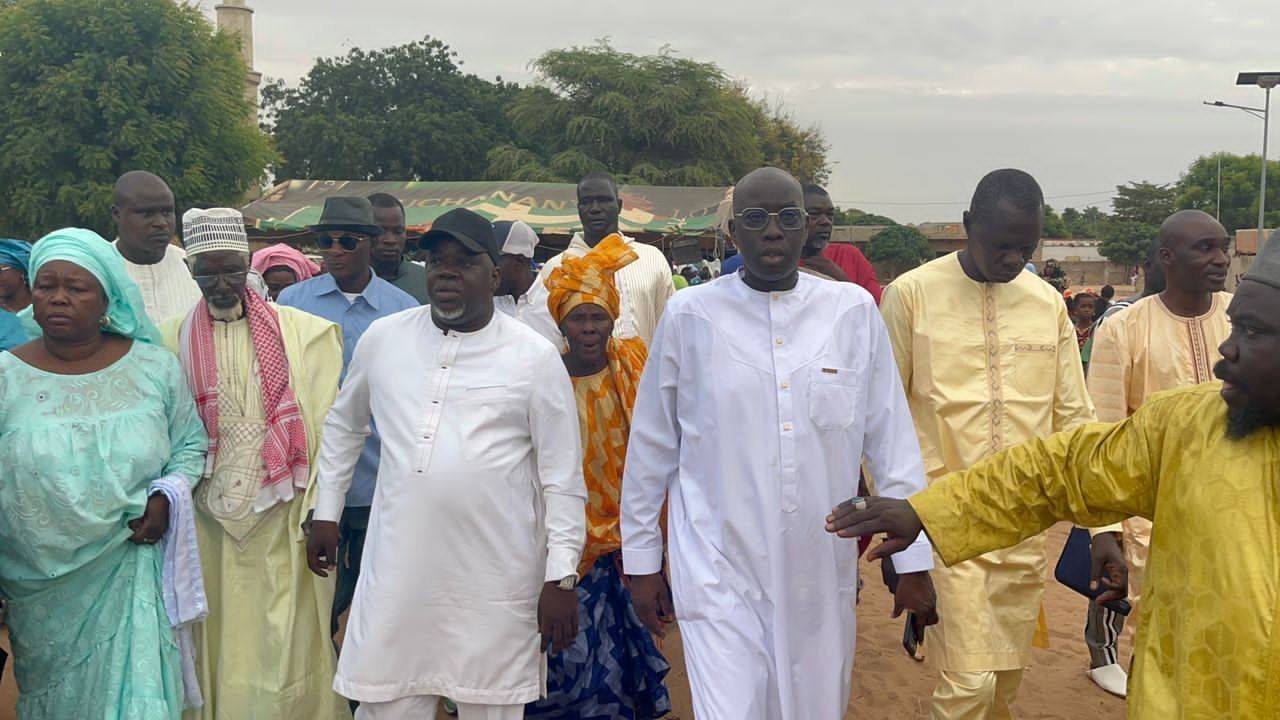 Le Maire Mamadou Ndoye Bane et le Premier Adjoint Massaer Diop