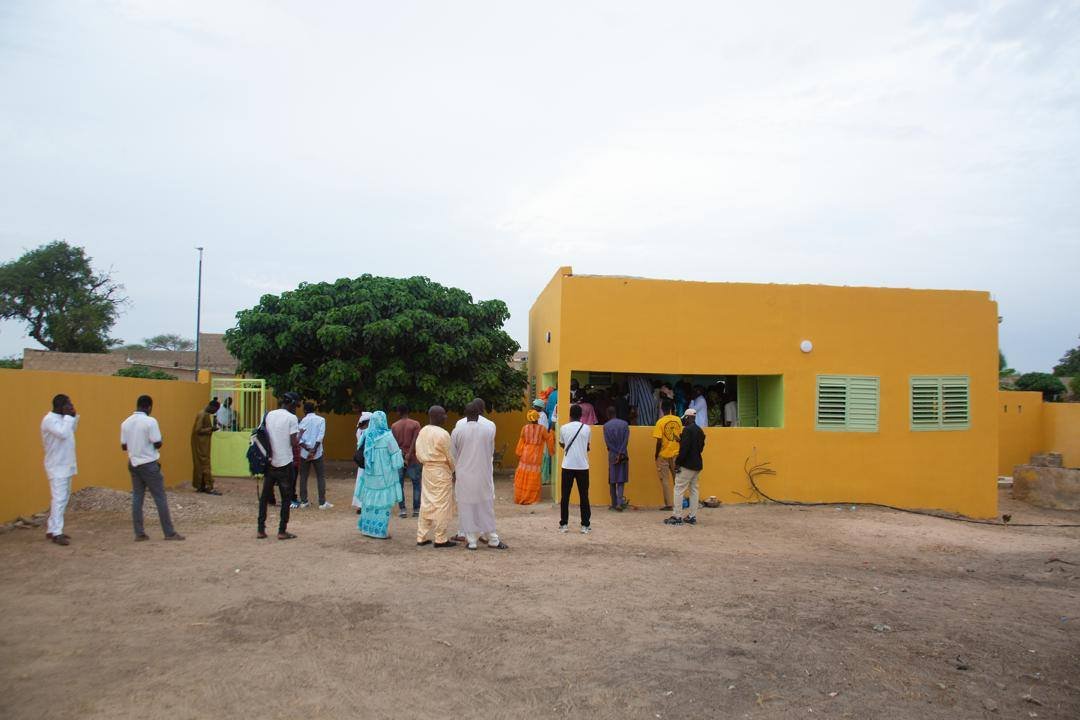 Vue extérieure de la case de santé de Ndjiegueufje