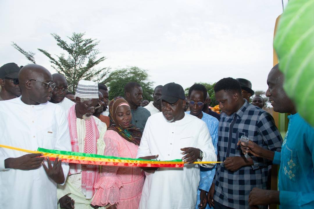 Inauguration de la case de santé de Ndjiegueufje par le Maire Mamadou Ndoye Bane
